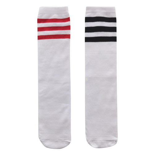 Children's Spring and Autumn Thigh High Socks Summer Thin Boys and Girls White Long Socks Football Socks Kindergarten Primary School Socks