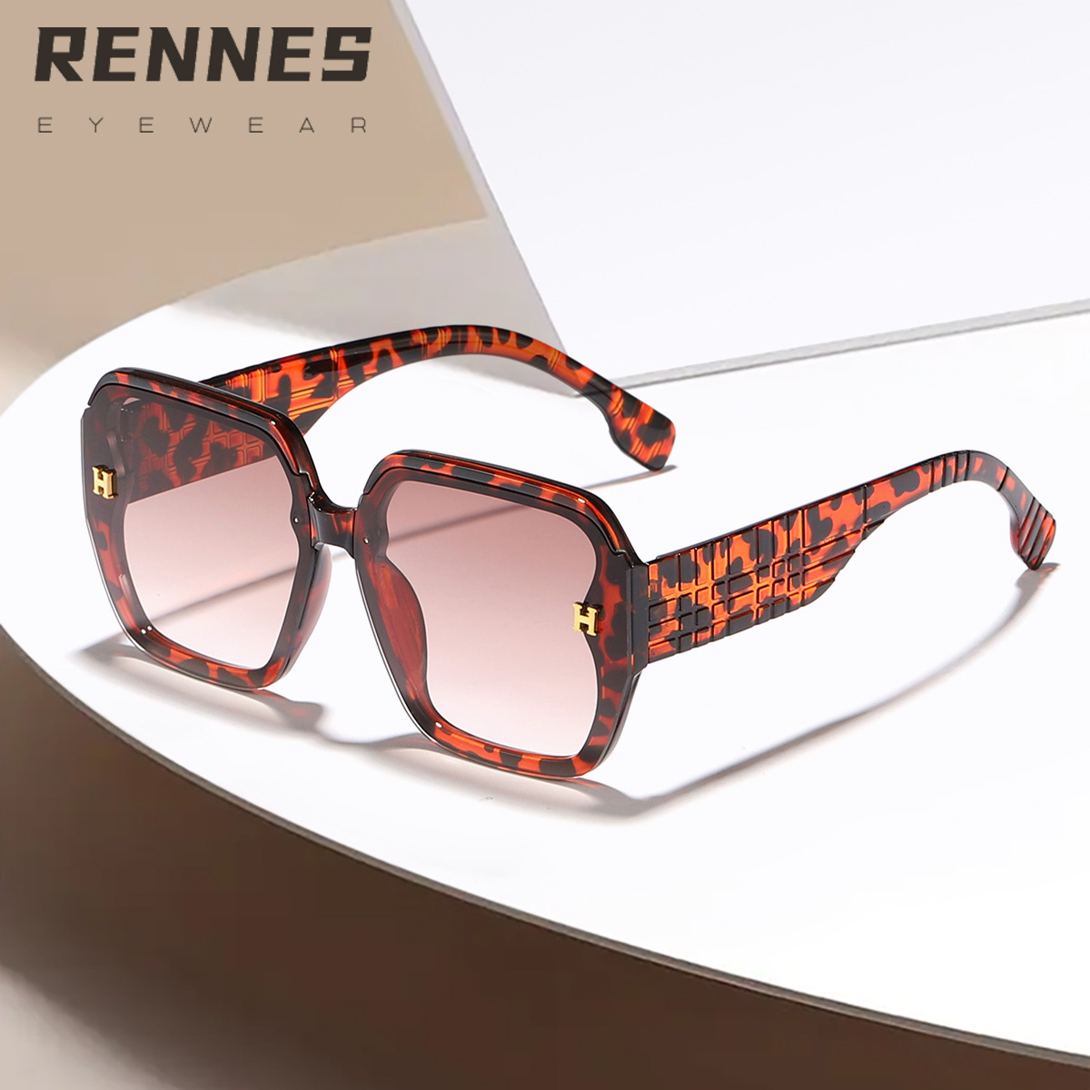 Gafas de sol de comercio exterior europeas y americanas, gafas de sol de moda, marco femenino, protección UV, tiro callejero, delgado, nuevo estilo transfronterizo