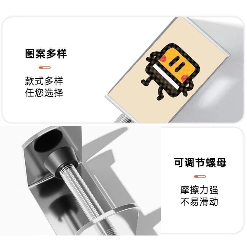 [Recomendación del maestro] Escritorio de estudiantes sin agujeros perforados puede ser portante móvil fuerte escritorio dibujos animados gancho de oficina mochila