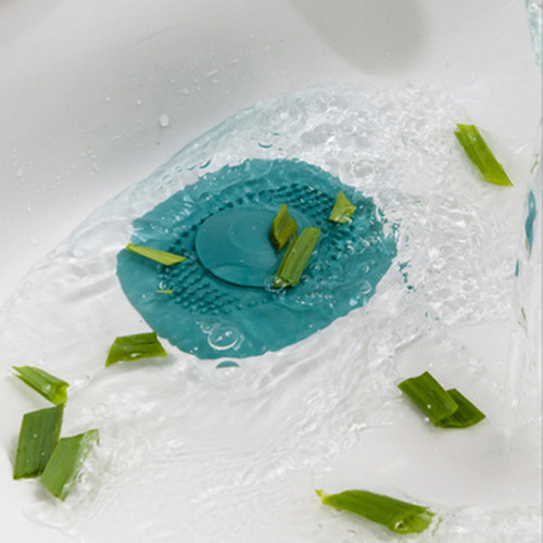 New Press-Button Kitchen Sink Drain Cover, Square Bathroom Floor Drain Cover, Water Drain Filter