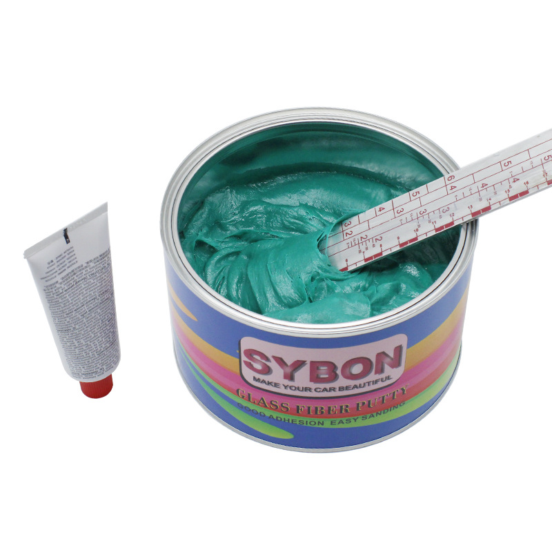 外贸出口塑料件快干汽车灰车用纤维修补灰钣金补玻璃钢腻子1.8kg