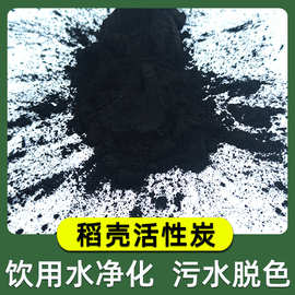 200目稻壳活性炭 土壤改良修复生物炭  污水处理吸油脱色粉末炭