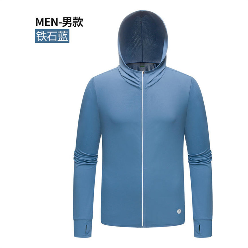 Ropa de protección solar personalizada logotipo de impresión de ropa de protección solar al aire libre para hombres y mujeres chaqueta de hielo delgada impresión de ropa de piel UV