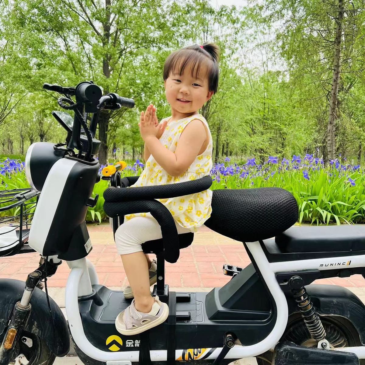 Suitable for Electric Vehicles, Children's Front Seat, Electric Scooter Seat, Electric Vehicle Front Seat, Scooter Baby Seat, Small Stool