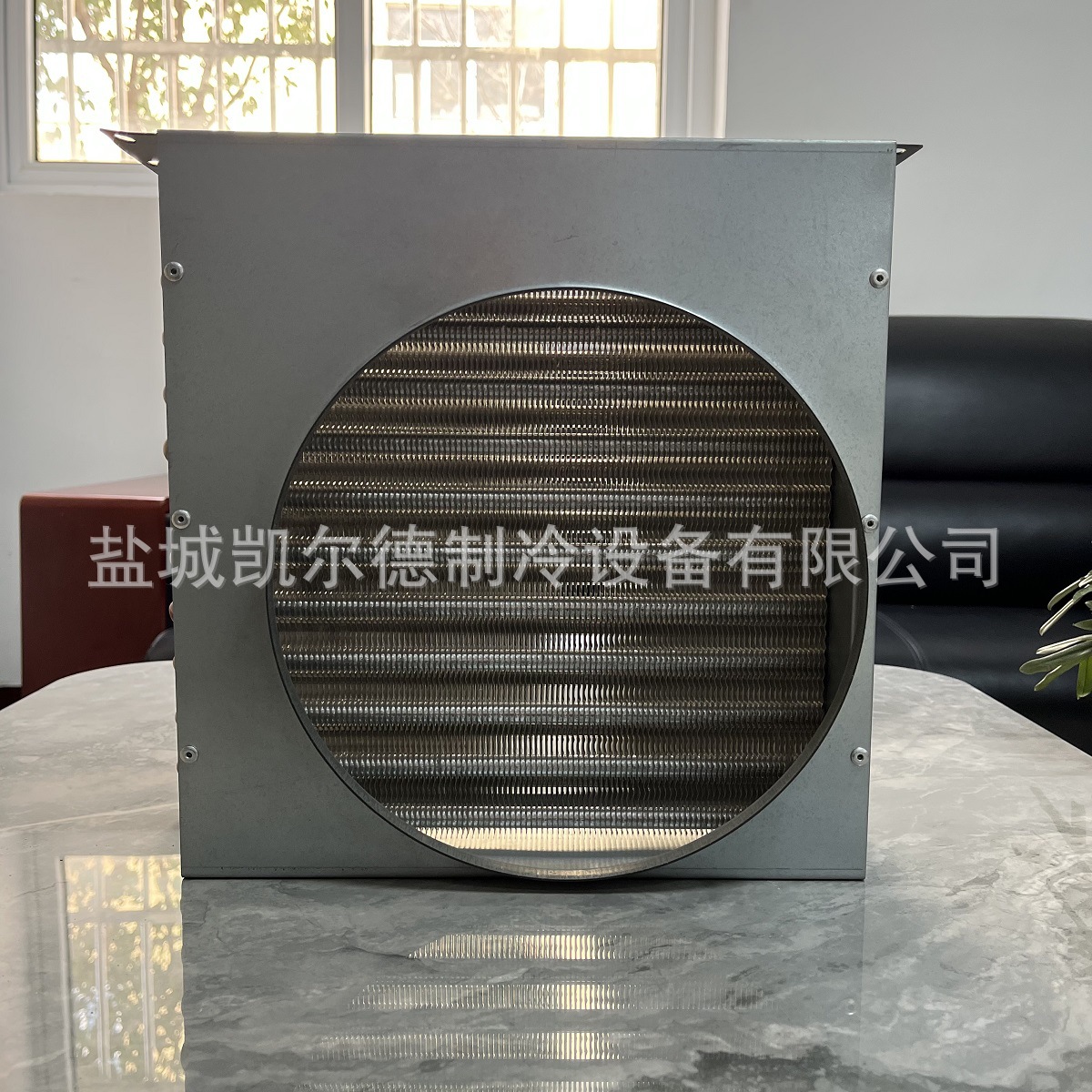 供应铜管铝翅片式冷凝器冰箱冷柜盘管散热蒸发器非标换热风冷器
