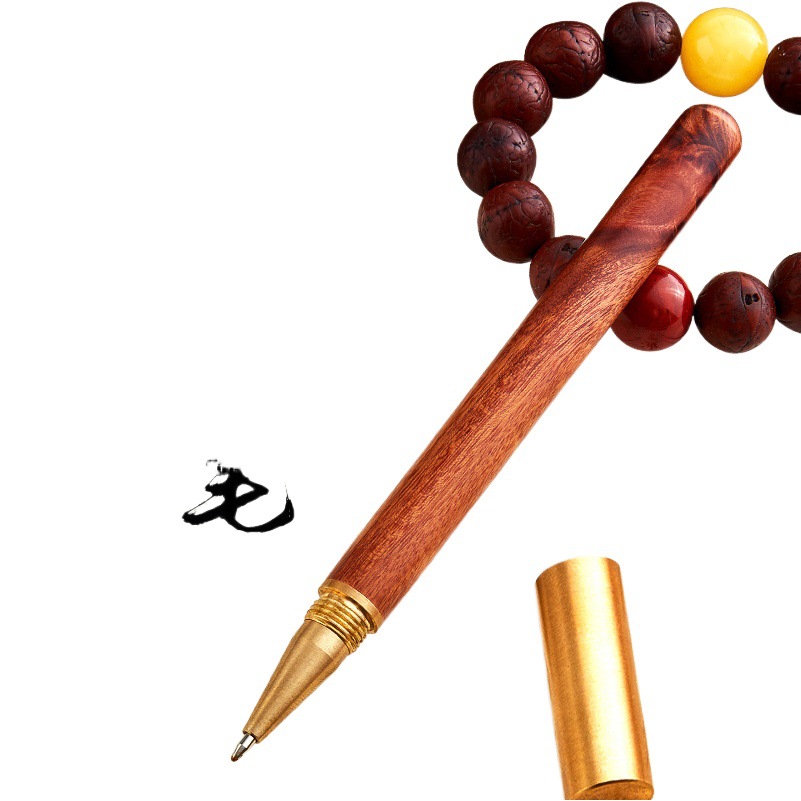 Heart Sutra Copy Pen Special Buddhist Sutra Copy Pen Gold Vintage Ball Pen Redwood Gel Pen Gold Pen Replacer