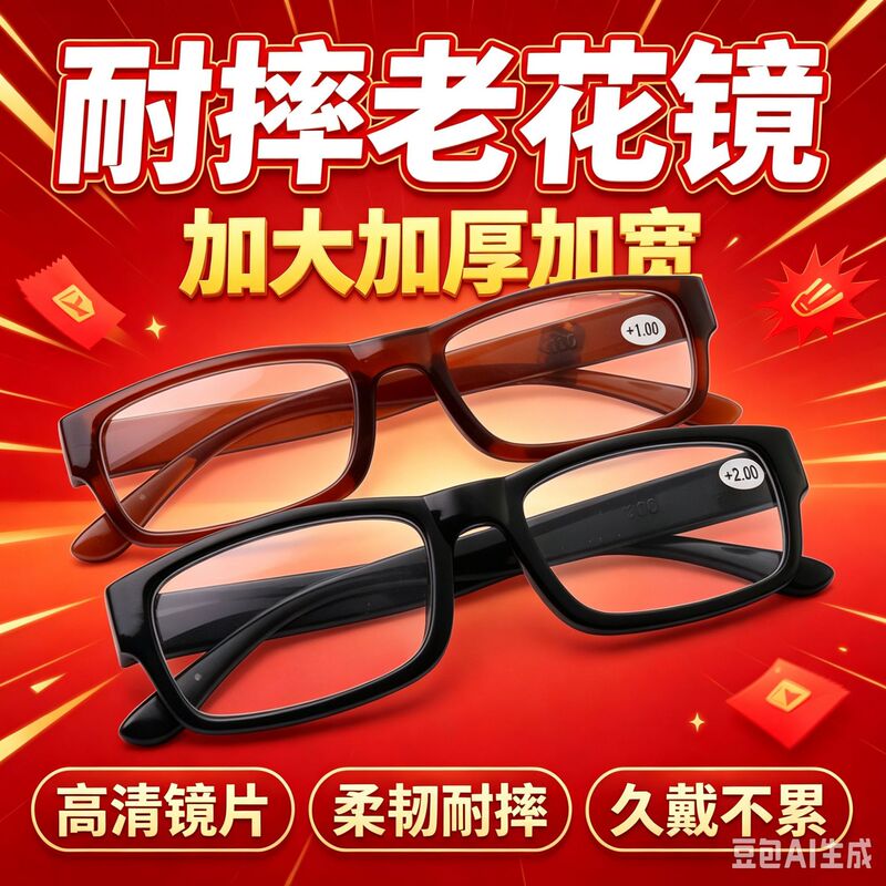 Presbyopic glasses men's and women's new fashion HD resin ultra-light manufacturers running rivers and lakes stall non-anti-blue light free shipping Presbyopic glasses men's and women's new fashion HD resin ultra-light manufacturers running rivers and lakes stall non-anti-blue light free shipping