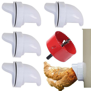 Popular Poultry Pro Feeder Chicken and Duck Feeder Rainproof DIY Gravity Poultry Feeder Feeder