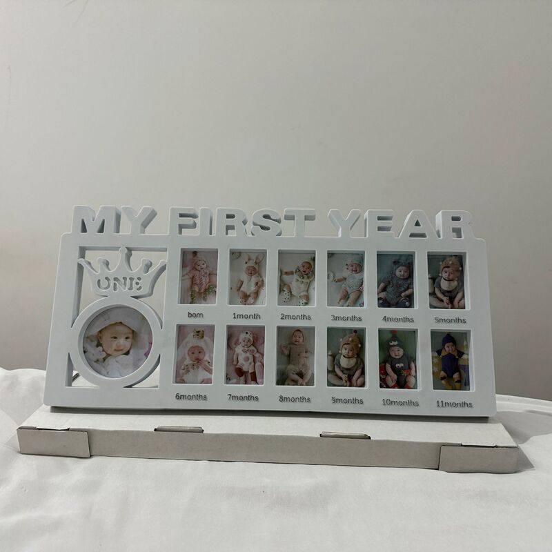 1Y Kindergarten Children's Baby Growth Record Photo Frame Campus Time One Year Old and One Hundred Days Memorial Book