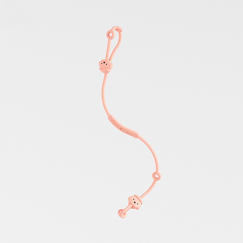 Puppy Silicone Chain-Pink