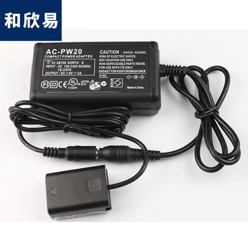 NP-FW50 fake battery AC-PW20 power adapter USB TYPE-C D-TAP port A6500 A6300