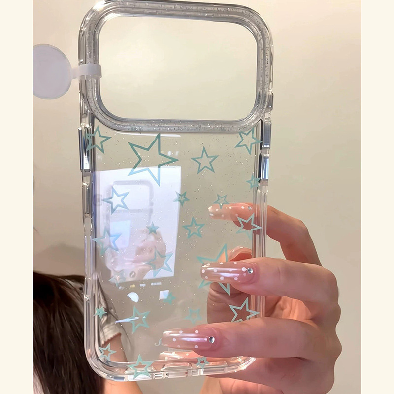 Funda sencilla estilo ins con purpurina fina y diseño de corazón de lunares, adecuada para iPhone 17 Pro Max, iPhone 14, iPhone 15 Pro, iPhone 13 para mujer.