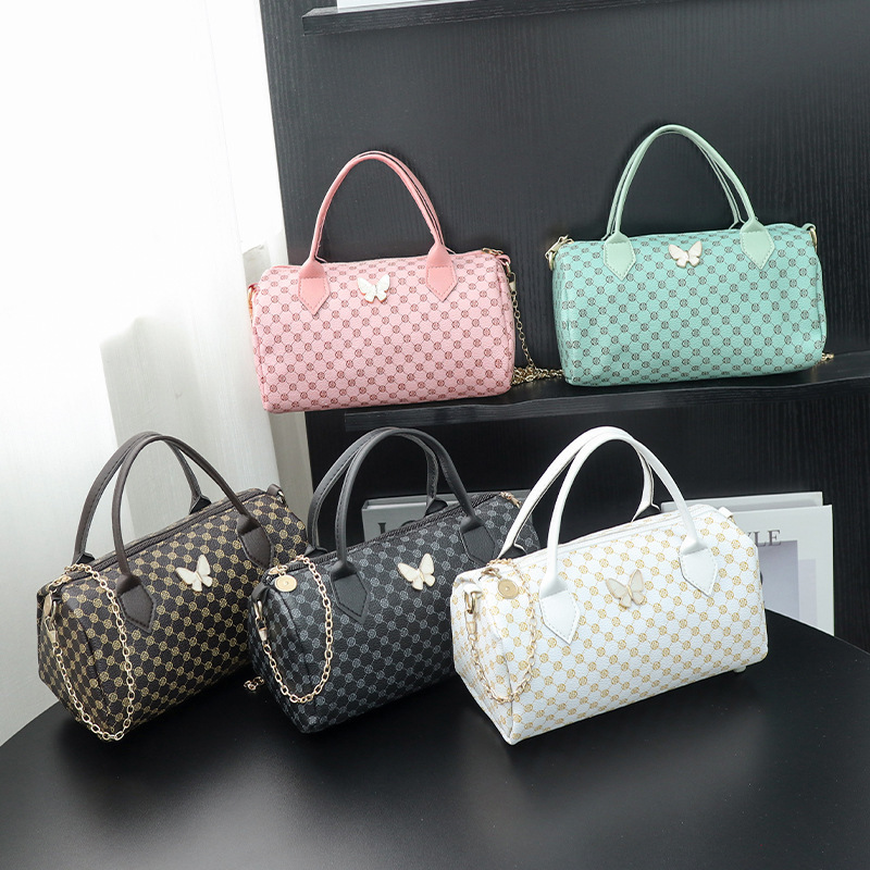 Bolsos de mujer de comercio exterior bolsos al por mayor bolsos de moda simple bolsos de mano 2025 nuevo estilo coreano bolsos de hombro almohada de aire image 1