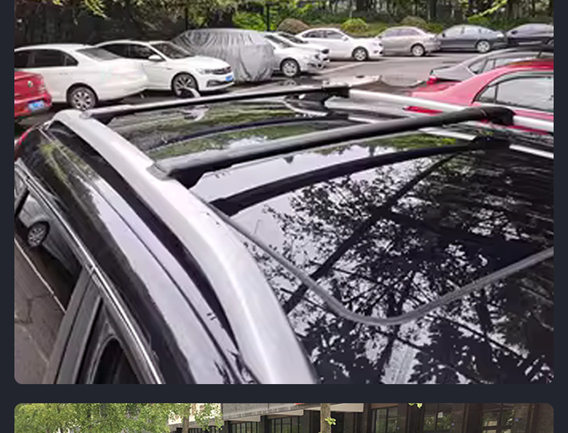 Roof Rack Crossbar Suv Off-Road Car Pickup Truck Tent Frame Box Crossbar Beam Frame Silent Cargo Rack Bracket