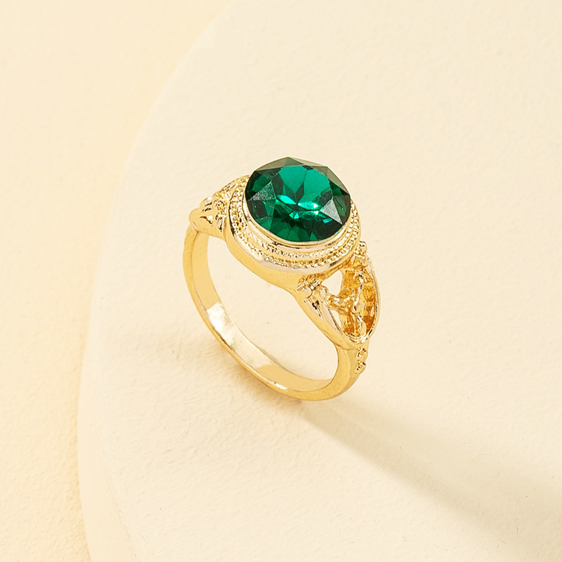 Retro Gem Ring Wholesale display picture 7