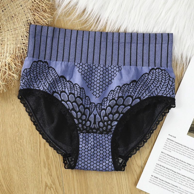 雅佳美 Trousers, lace waist belt, underwear for hips shape correction, high waist, plus size