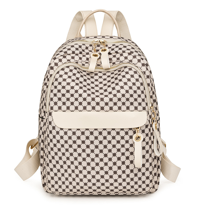 2024 otoño nuevo estilo casual señoras PU mochila moda retro de gran capacidad para viajes al aire libre mochila mochila escolar marea