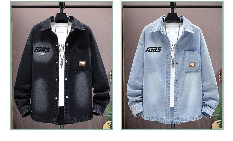 Modisches Jeanshemd Für Herren Für Frühling Und Herbst_voghion.com