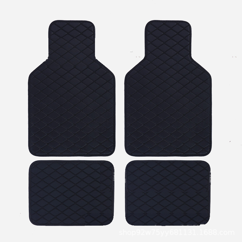 Amazon universal car floor mats, foreign trade car mats, all-season right-hand drive car leather floor mats