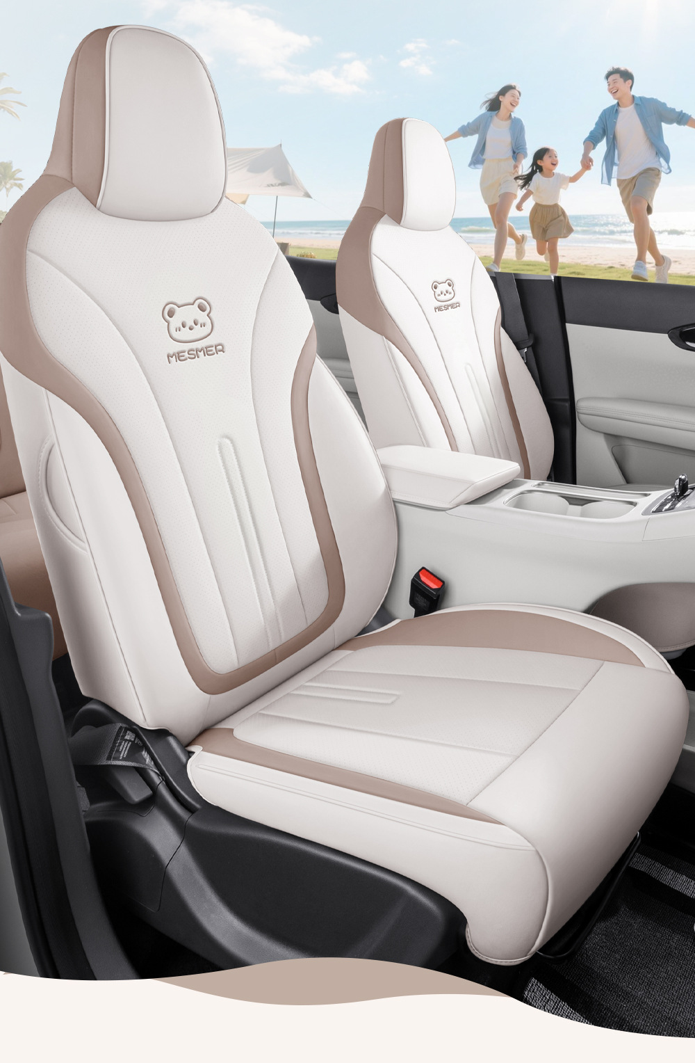 Specially Designed for Geely Xingyue Seat Covers, Full-Cover Car Seat Covers, All-Season Leather Car Seat Cushions, Car Interior Accessories