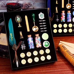 (Оптовые продажи), ретро ручка в подарочной коробке, детская кисть для письма для школьников и студентов, подарок на день рождения