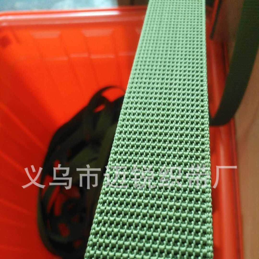 厂家现货2.0  2.5  3.0  4.0坦克纹军绿织带丙纶腰带宠物织带