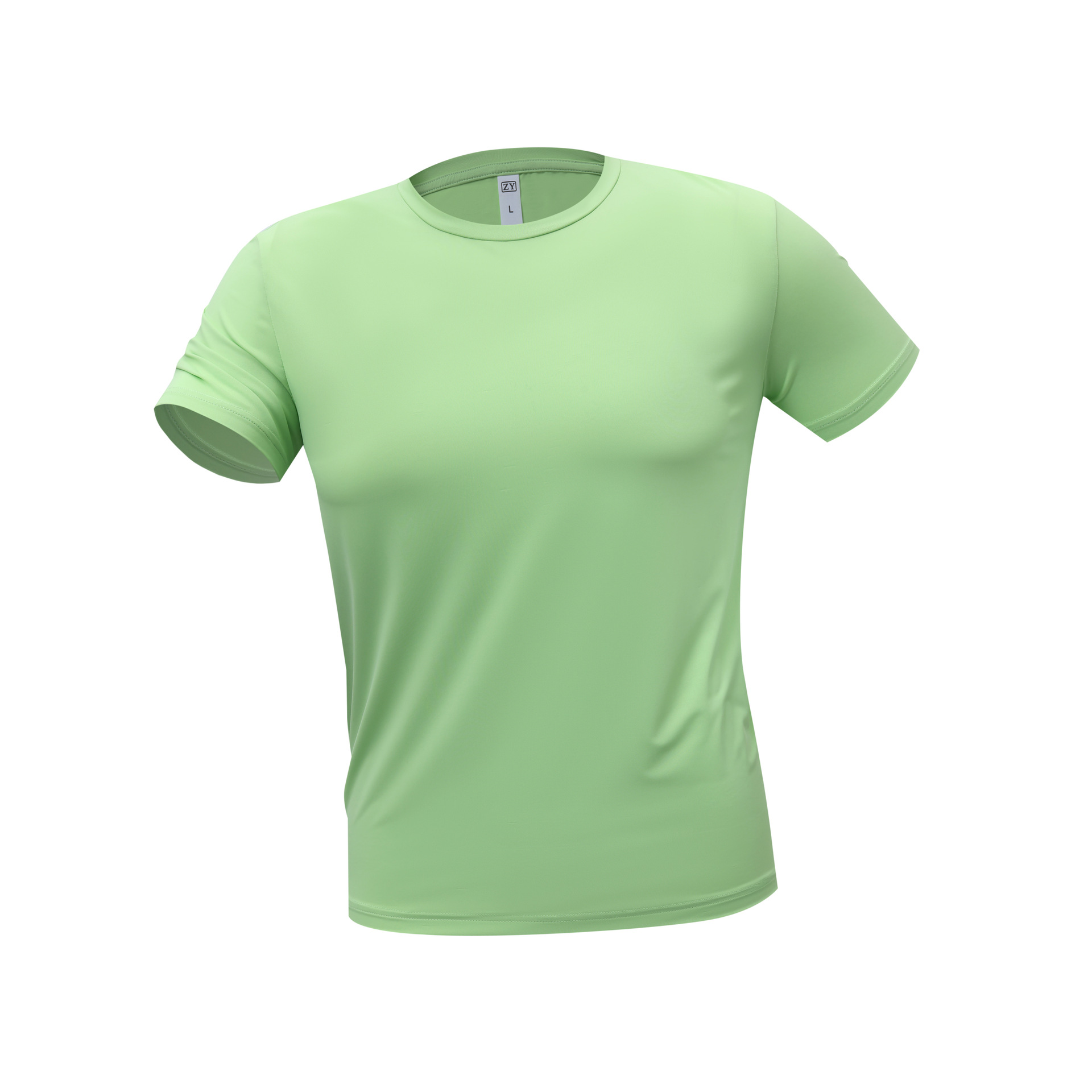 Deportes de alta gama protector solar sudor de manga corta de verano camiseta de seda de hielo ropa de trabajo deportiva de secado rápido camiseta de cuello redondo personalizada