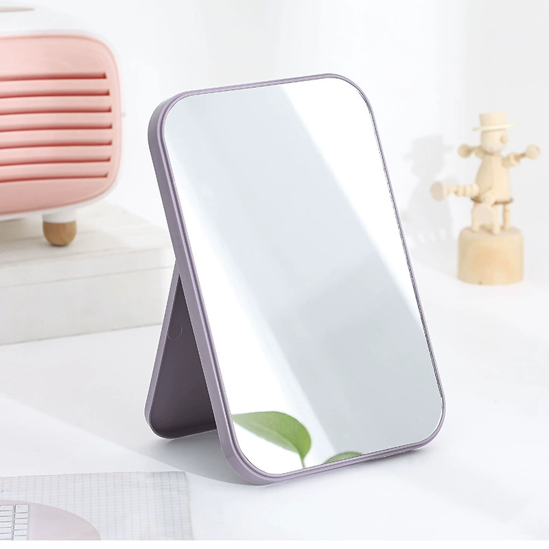 Folding Makeup Mirror HD Desktop Portable, Princess Desktop Mirror, Small/Large Sizes