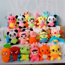 批发毛绒小公仔爪机娃娃拉毛玩具活动抛洒用品便宜公仔地摊毛绒