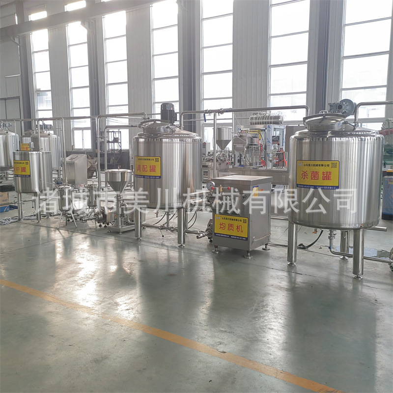 果茶奶茶加工全套设备 果味老酸乳发酵柜 果蔬汁饮料脱气罐