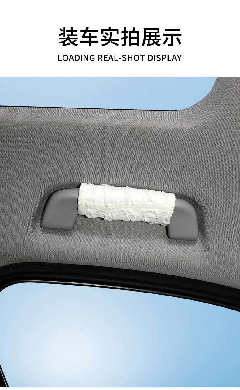 Car Tissue Box, Car Dashboard Tissue Box, Hanging Car Tissue Box, Creative Cute Decoration for Women