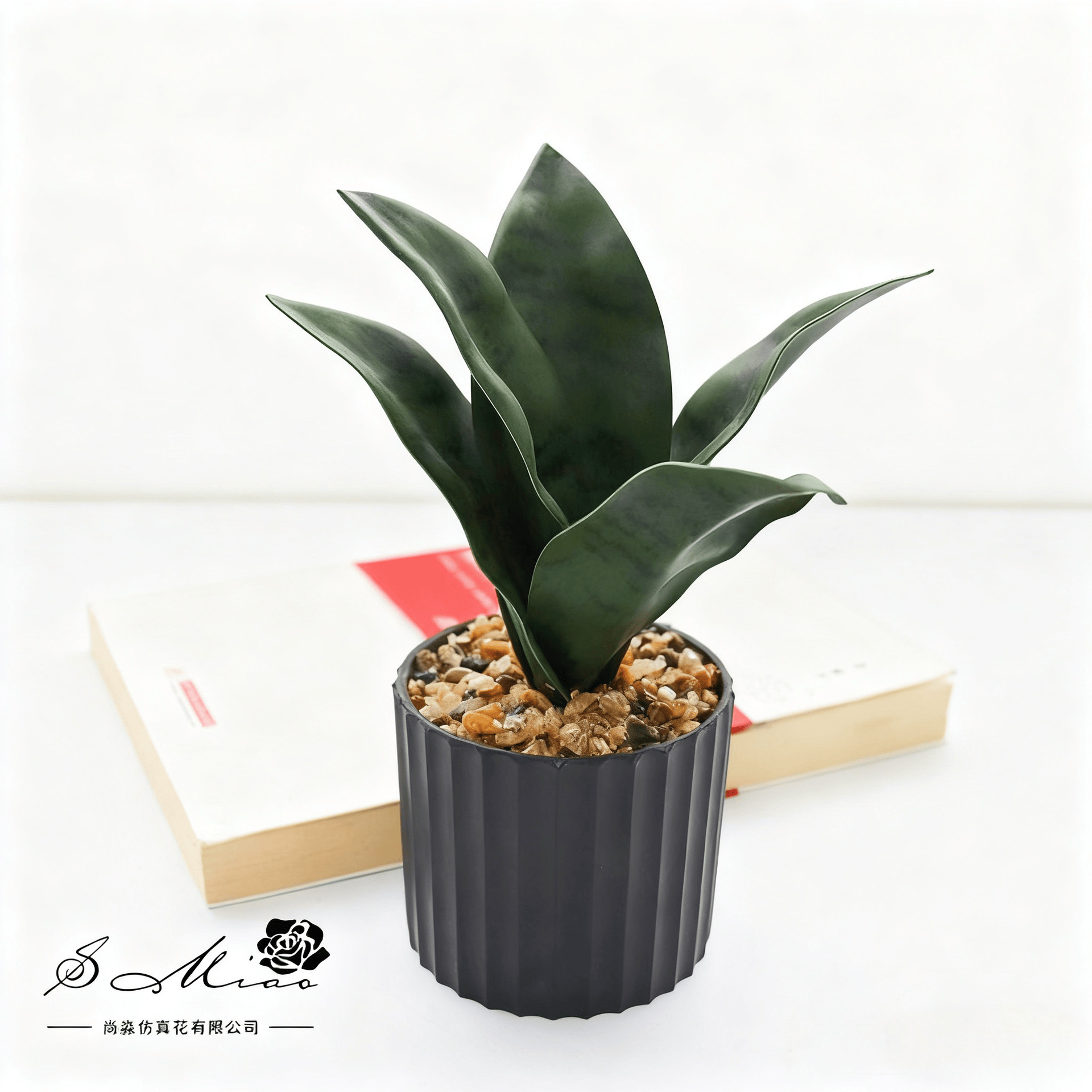 Flores falsas de alta calidad hojas de orquídea tigre flores de simulación de bonsai decoración creativa de moda plantación verde artificial simulación de maceta
