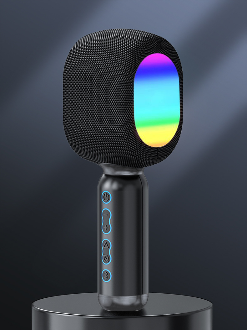 Transfronterizos K-canción en un micrófono altavoz Bluetooth conjunto familiar K-canción artefacto inalámbrico ai sonido Bluetooth