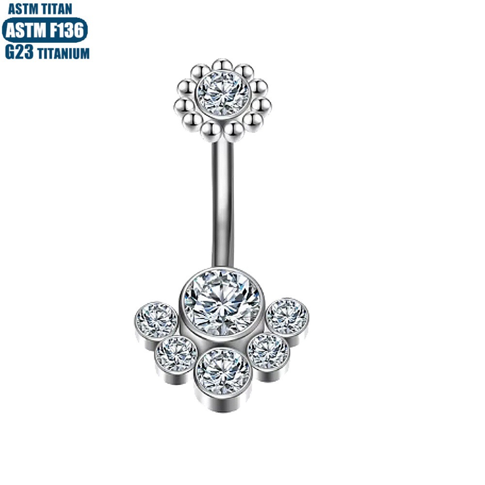 Silver pointed spike labret stud material detail