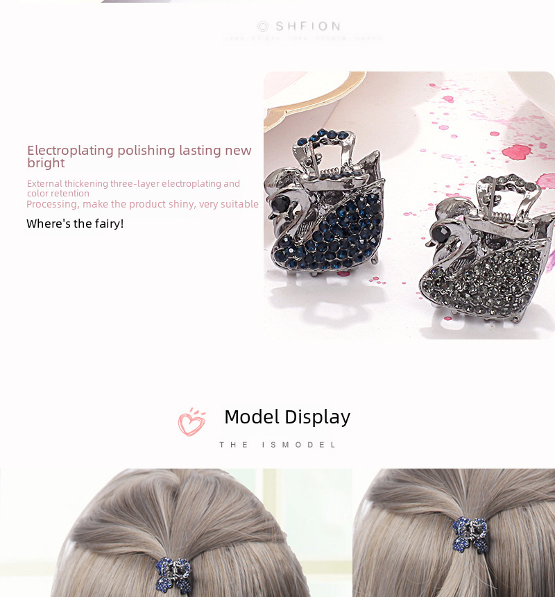 Fermaglio capelli donna stile coreano piccola molletta carina_voghion.com