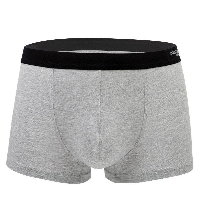 Нижнее белье, мужское дышащее хлопковое молодежное однотонное эластичное нижнее белье, невидимое бесшовное нижнее белье в упаковке, большие размеры, дропшиппинг