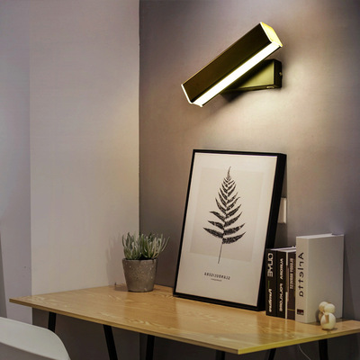 批发创意简约走廊过道酒店卧室客厅床头led壁灯铝材墙壁灯|ms