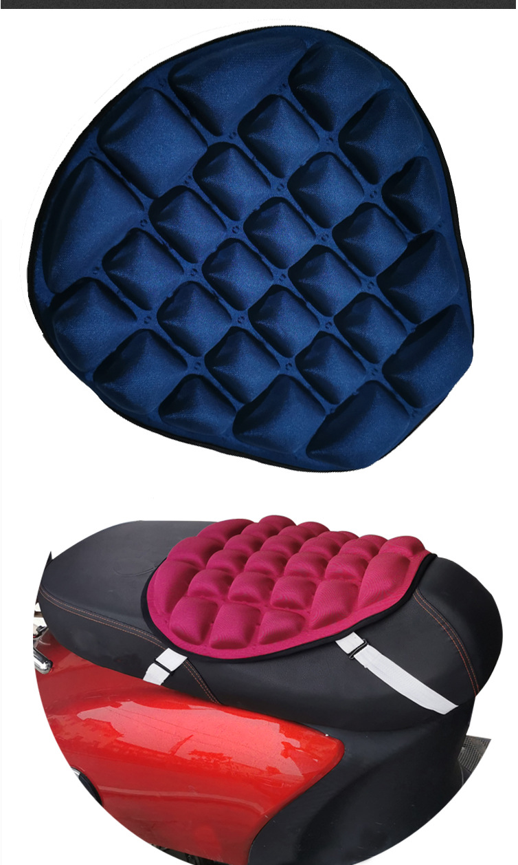 In-Stock Harley 883 Non-Inflatable Foam Material Sun-Proof Motorcycle Seat Cushion 3D Shock-Absorbing Anti-Slip Accessories Amazon