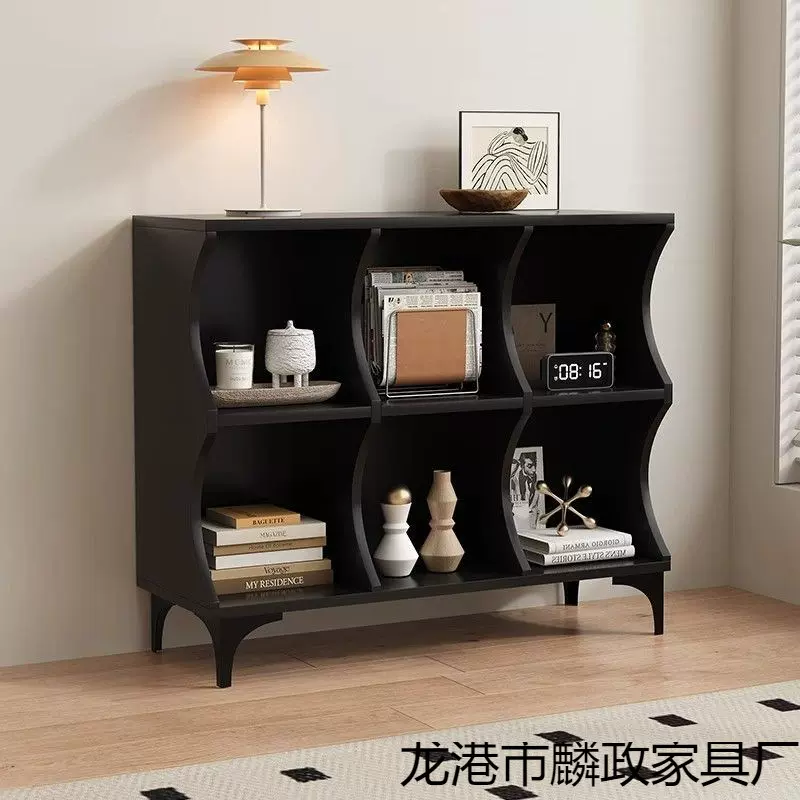 简约现代书柜门厅柜收纳柜客厅柜储物餐边柜室内收纳柜创意格子柜