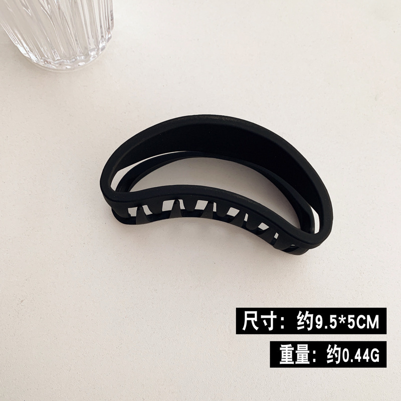 Clip de pelo negro alta Cola de Caballo fijo artefacto horquilla estilo coreano Cabeza trasera horquilla clip de tiburón clip de tamaño pequeño al por mayor