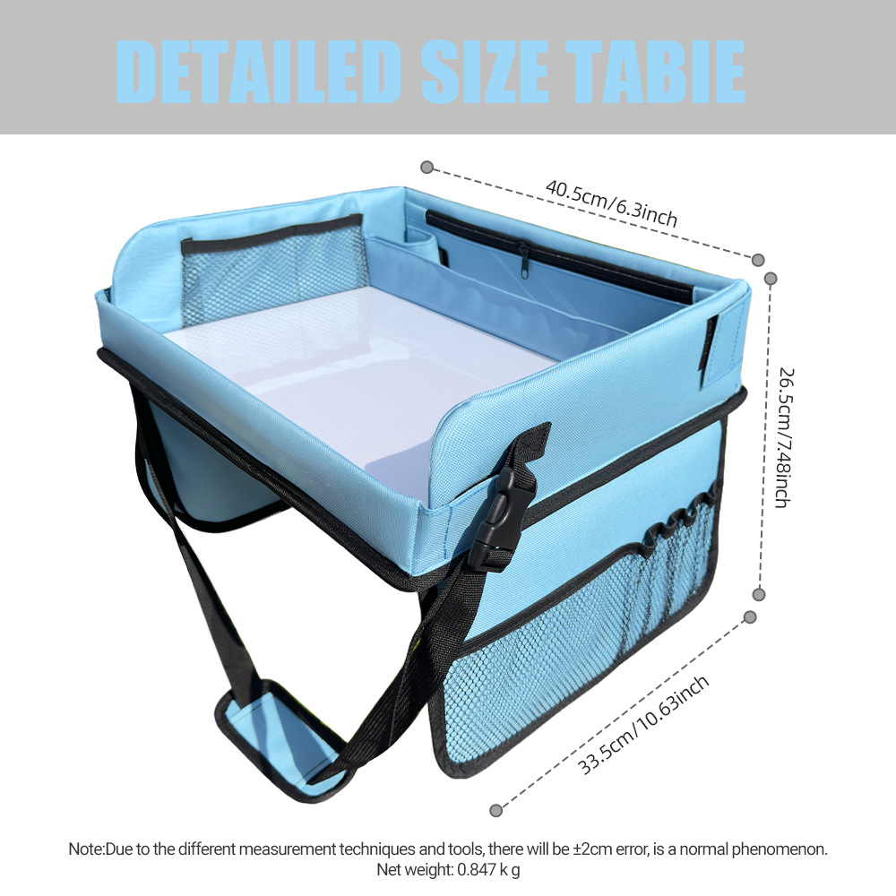 Children's Car Seat Painting Tray Car Safety Seat Lap Table Travel Writing and Drawing Tray