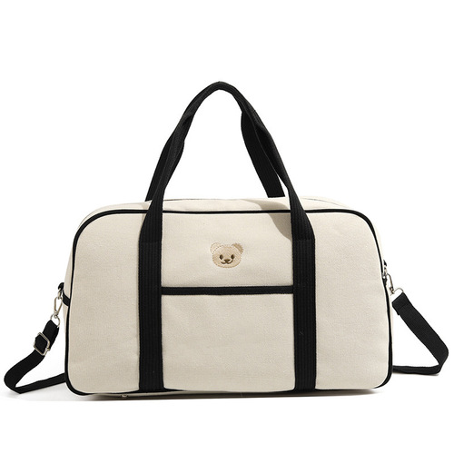 Korean Instagram Mommy Bag with Large Capacity, Teddy Bear Style Handbag, 2024 New Model, Lightweight Storage Mother Baby Bag