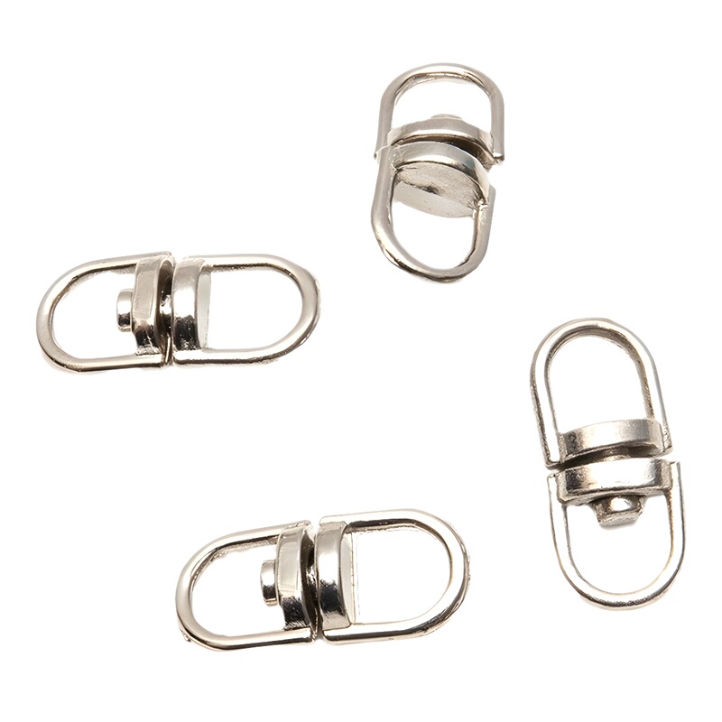Factory Direct Sales Rotating Buckle Figure-Eight DIY Metal Rotating Keychain Accessories in Large Quantities in Stock Wholesale with Preferential Pricing for Large Quantities