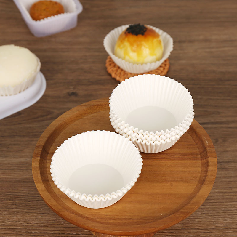 雪媚娘青團蛋黃酥瑪芬蛋糕紙杯烘焙糯糍抱抱卷包裝一次性100紙托