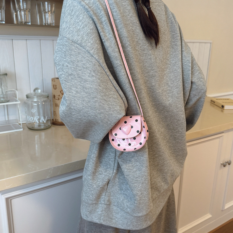 Bolsa de hombro coreana para niñas, onda de aire, dulce cariño, mochila para bebés, nuevo mini bolso de cambio infantil