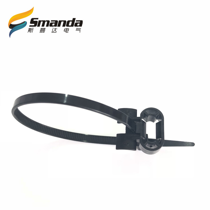 厂家直销 汽车卡扣 螺丝扎带 分体式卡扣扎带