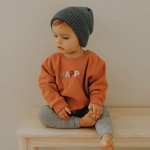 ins童装婴儿春装男童T恤长袖上衣春秋宝宝儿童外贸批发外套