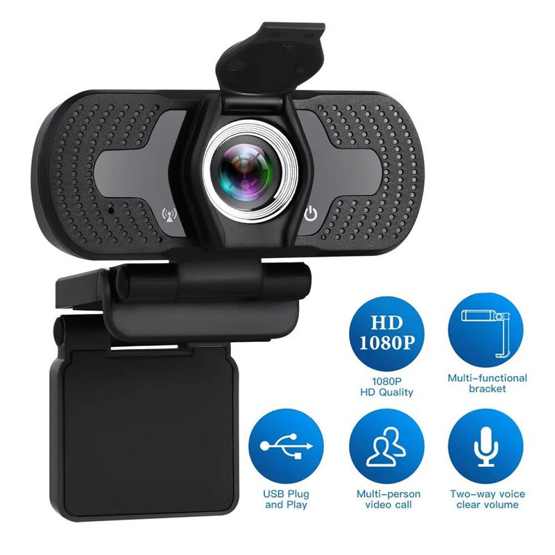 Computer Camera Hd 1080P Video Conferencing Chat Live Streaming Online Class USB Desktop Computer Camera