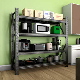 100KG小型铁架子多层家用货架置物架 快递储物货物架仓库仓储货架