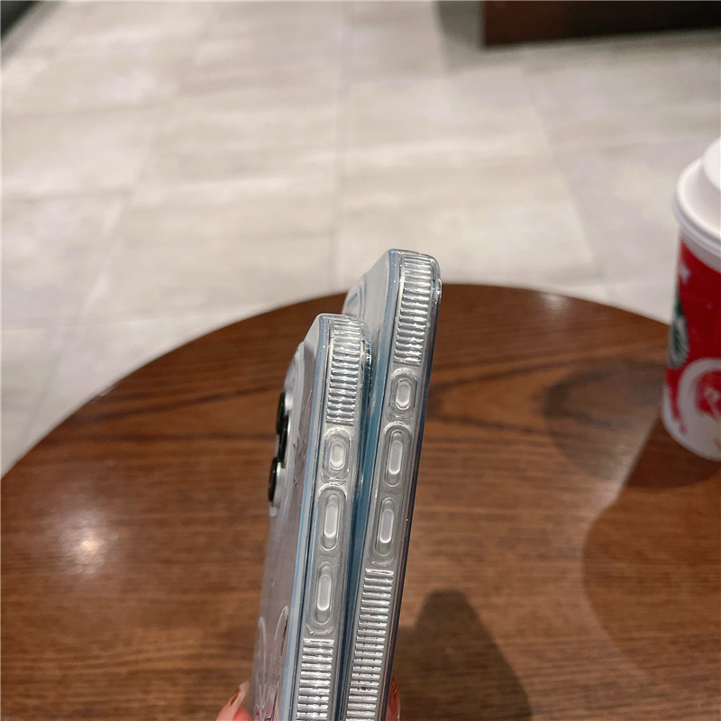 Instagram Premium Farfalla Piumata Adatto per Custodia per Telefono Apple 15 iPhone 14 Promax Gradiente 11/12 Nicchia_voghion.com